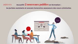 MOTION DESIGN  ECOLE NATIONALE DE LA MAGISTRATURE  VOEUX 2023 [upl. by Dorion838]