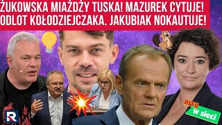 Hity w sieci  Żukowska miażdży Tuska Mazurek ostro o bobrach Odlot Kołodziejczaka Nokaut Jakubiaka [upl. by Hgieleak]