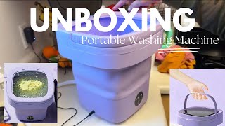 Unboxing amp Testing a Portable Washing Machine Is It Worth It [upl. by Athenian]