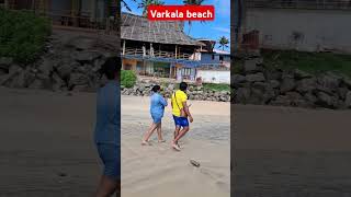 Varkala beachKeralaseasoundmusictravel enjoy [upl. by Oinotnaesoj]