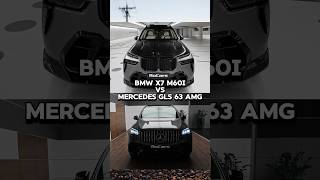 BMW VS Mercedes  X7 M60I VS GLS 63 shortfeeds bmw mercedes carcomparison [upl. by Nodnol]