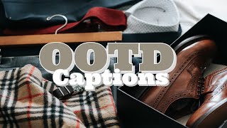 CAPTIONS FOR OOTD  CLASSY CAPTIONS  OOTD CAPTIONS FOR INSTAGRAM [upl. by Elyrpa826]