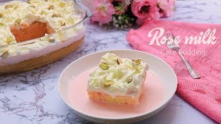 Rose milk cake recipe ROSE TRES LECHES CAKE  Milk Cake [upl. by Nagud855]