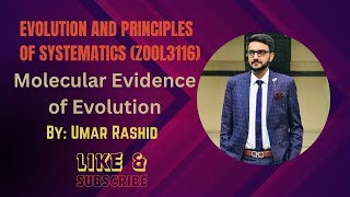 Molecular Evidence of Evolution  UrduHindi  Umar Rashid [upl. by Nnylf]