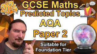 AQA GCSE Maths  Predicted Paper 2  June 2024  Foundation Tier [upl. by Meuser]