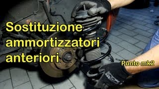 Cambio ammortizzatori anteriori fiat punto mk2 [upl. by Earvin]