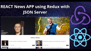 React JS News App with Redux using JSON Server  React Redux JSON Server [upl. by Enyr420]