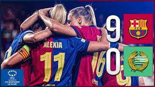 ⚽FC Barcelona 90 Hammarby IF  UEFA Womens Champions League  JORNADA 02⚽ [upl. by Baggett]