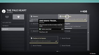 Lost Encryption Bit Locations for all 6 Cysts ONE MANS TRASH Triumph  Destiny 2 [upl. by Niarfe]