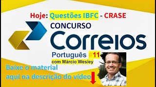 Português para os Correios  CRASE [upl. by Skillern]