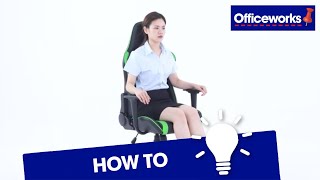 How to Use the Typhoon Pursuit Gaming Chair Functions [upl. by Schlenger675]