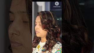 Global highlights vs balayage balayage vs highlights on dark hair [upl. by Wren]