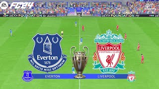 FC 24  Everton vs Liverpool  UEFA Champions League  PS5™ Full Match amp Gameplay [upl. by Yenruoj971]