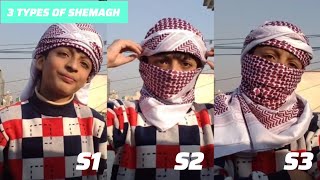 How to tie  shemagh  Wrap  2023  keep WATCHING 👀 husnain Abid [upl. by Yuu]