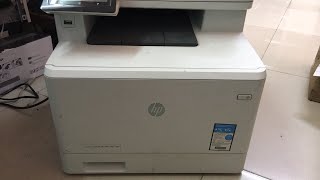 HP Color Laser Jet Pro MFP M377dw M377series print no letters repair [upl. by Dleifxam]