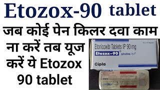 Etoricoxib tabletetozox 90 tablet uses benifits precaution and side effects in hindi [upl. by Las]