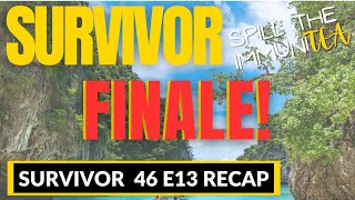 Survivor 46 Episode 13 FINALE Recap  Spill the ImmuniTEA [upl. by Yelah]