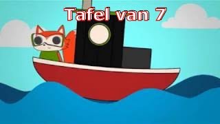 Tafels oefenen  Zing en oefen de tafel van 7 [upl. by Aneerak979]