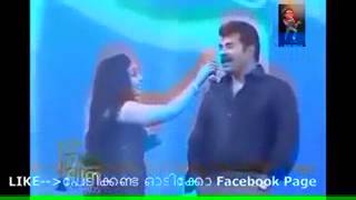 mammootty sings azhake with rimi tomy comedy vid [upl. by Aniwde174]