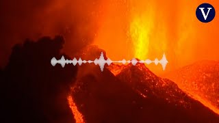 El increíble sonido de la erupción del volcán en La Palma registrado por sismógrafos [upl. by Nixie]