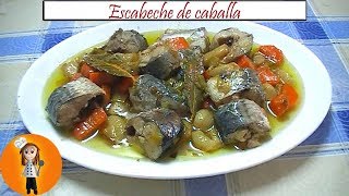 Escabeche de caballa  Receta de Cocina en Familia [upl. by Almeda]