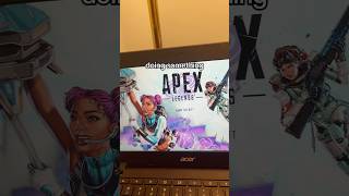 Apex Legends on a 7 year old Chromebook tech pc gaming apexlegends [upl. by Tram433]