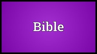 Bible Meaning [upl. by Durno]