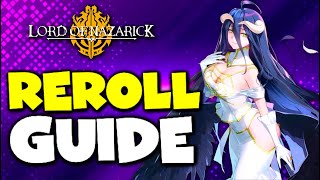 REROLL GUIDE amp FIRST LOOK  Lord of Nazarick OVERLORD [upl. by Chin]