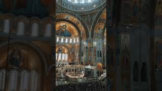 Orthodox Divine Liturgy  Byzantine Chanting  St Sava Cathedral [upl. by Essy782]