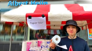 TOILETPAPIER VERKOPEN VOOR EEN LEGE SUPERMARKT [upl. by Asare]