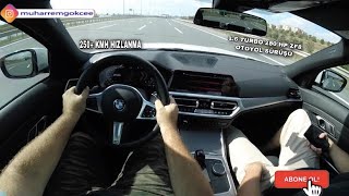 BMW G20 320i  RSA STAGE1 16 TURBO 280 HP  OTOYOL VE PERFORMANS TESTİ  250 KMH HIZLANMA [upl. by Levon]