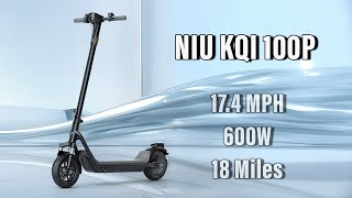 I Put the NIU KQi 100P Scooter to the Test and Was Blown Away [upl. by Jacinto]