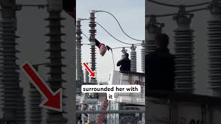 800 homes lose power because of Transformer Girl But what did they shoot her with [upl. by Craddock]