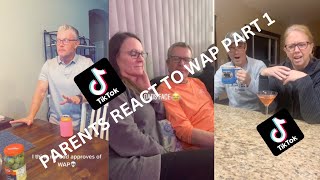 PARENTS REACT TO WAP PART 1 [upl. by Elleynod]