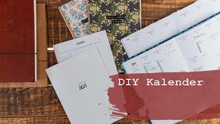 DIY Kalender  selbst ausdrucken und individuell anpassen [upl. by Bathsheba836]