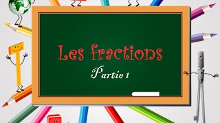 Les fractions  part 1  CM1 [upl. by Eiddam]