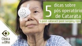 Como ter o melhor resultado no pós operatório de catarata  assista [upl. by Atilehs]