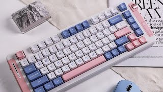 MCHOSE X75 Custom Mechanical Keyboard Overview  75 Keyboard with Gasket Mount keyboard mchose [upl. by Anasiul]