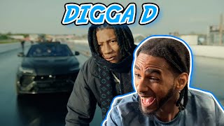 Digga D  DTF Official Video REACTION  TheSecPaq [upl. by Imaon]