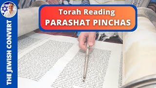 PARASHAT PINCHAS  Weekly Torah Reading in Hebrew amp English Translation  TORAH STUDY [upl. by Veneaux]