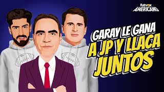 Enrique Garay le gana a JP y Llaca JUNTOS  futvox Americano EN VIVO [upl. by Eurydice]