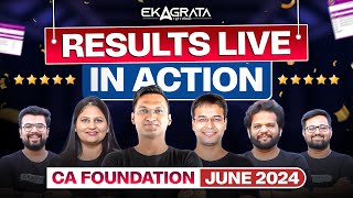 CA Foundation Result June 24  CA Foundation June 24 Result LIVE [upl. by Malilliw257]