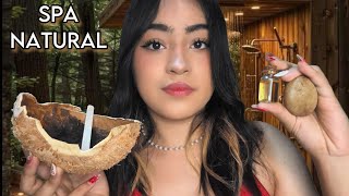 ASMR te hago un SPA en el bosque 🌲🍃 [upl. by Dorcus]