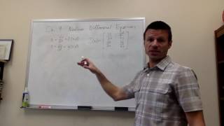 math251h nonlinear differential equations [upl. by Goldshell]