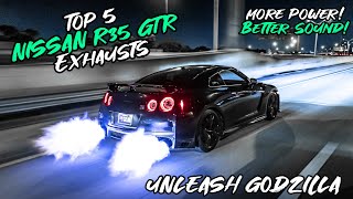 Top 5 Nissan R35 GTR Exhausts [upl. by Accebber]