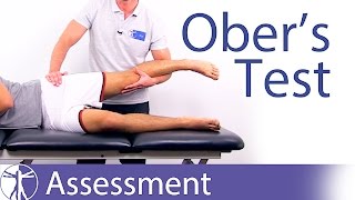 Obers Test  Iliotibial Band Tightness [upl. by Aemat]