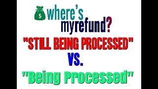 Being Processed vs Still Being Processed [upl. by Eelyr561]