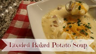 VLOGMAS DAY 2  LOADED BAKED POTATO SOUP  CookCleanAndRepeat [upl. by Mill]