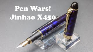 Jinhao X450 Fountain Pen Review  Pen Wars [upl. by Assyram]