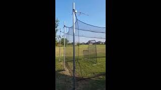 DIY batting cage cheap 40 x 12 [upl. by Norrek]